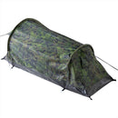MFH Schwarzenberg Tunnel Tent Water Resistant One Person Finnish M05 Camo