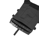 Black MIL-TEC GEN II military plate carrier vest with adjustable straps and durable protective plate pocket design.