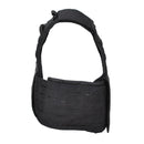 Black MIL-TEC laser-cut tactical combat plate carrier vest with MOLLE attachment system and adjustable straps.