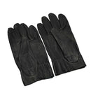 Pair of genuine black leather Original Czech army combat gloves with a durable and warm design for cold weather use.