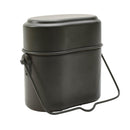 Original German Military Mess Kit Aluminium 3 Part Pot Lid Container Olive