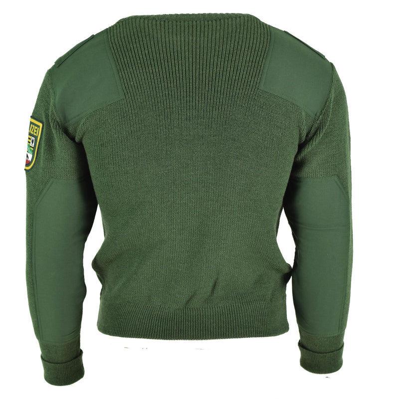 Genuine German army troops sweater green pullover military issue BDU jumper NEW