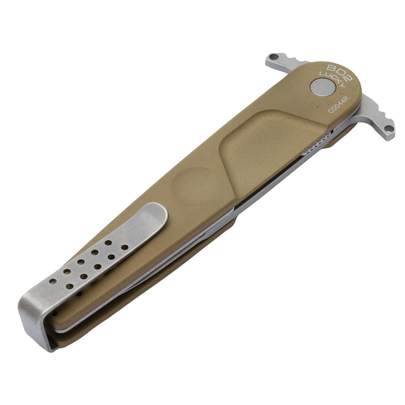 ExtremaRatio BD2 LUCKY DESERT pocket knife Bohler N690 steel plain edge blade