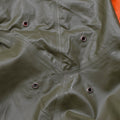 Original Swiss Civil Protection Waterproof Rain Jacket Long Coat Olive