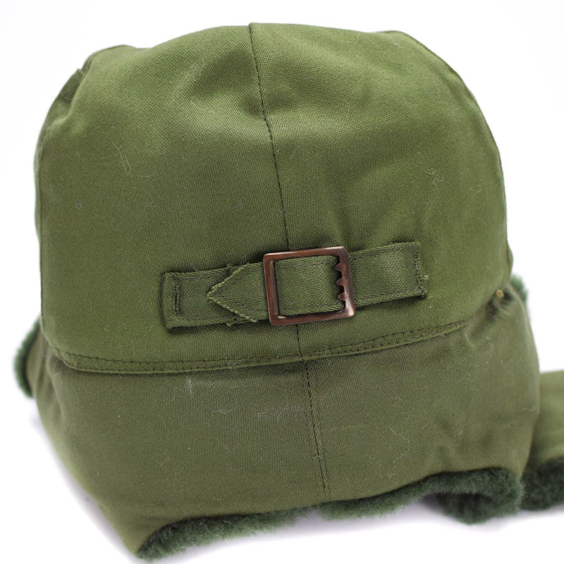 Original Swedish Sweden military Army winter Green M59 Combat field cap hat NEW