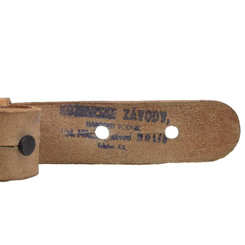 Original Czech Army Y-Strap canvas & leather suspenders harness shoulder