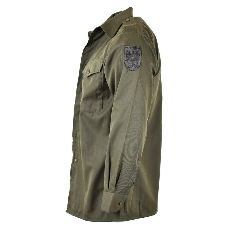 Genuine Austrian army shirt M65 O.D Military combat long sleeve Olive BDU NEW
