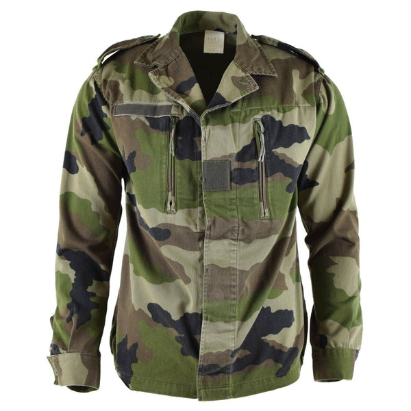Genuine French army F2 combat jacket fatigue CE camo military issue surplus - GoMilitar
