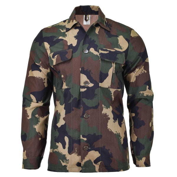 Original Hungarian Army Combat Field Blouse Camo Shirt Military Surplus NEW