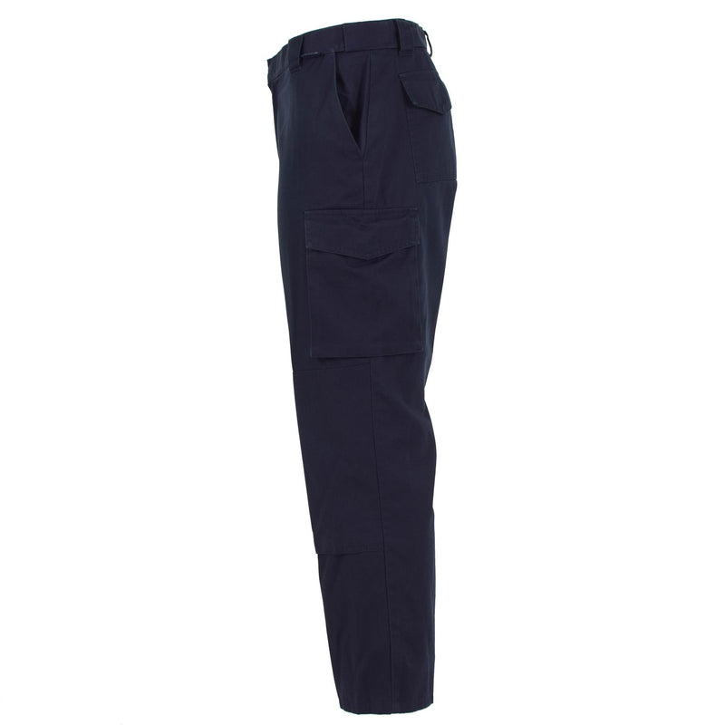 Genuine British police trousers blue uniform pants lightweight military surplus
