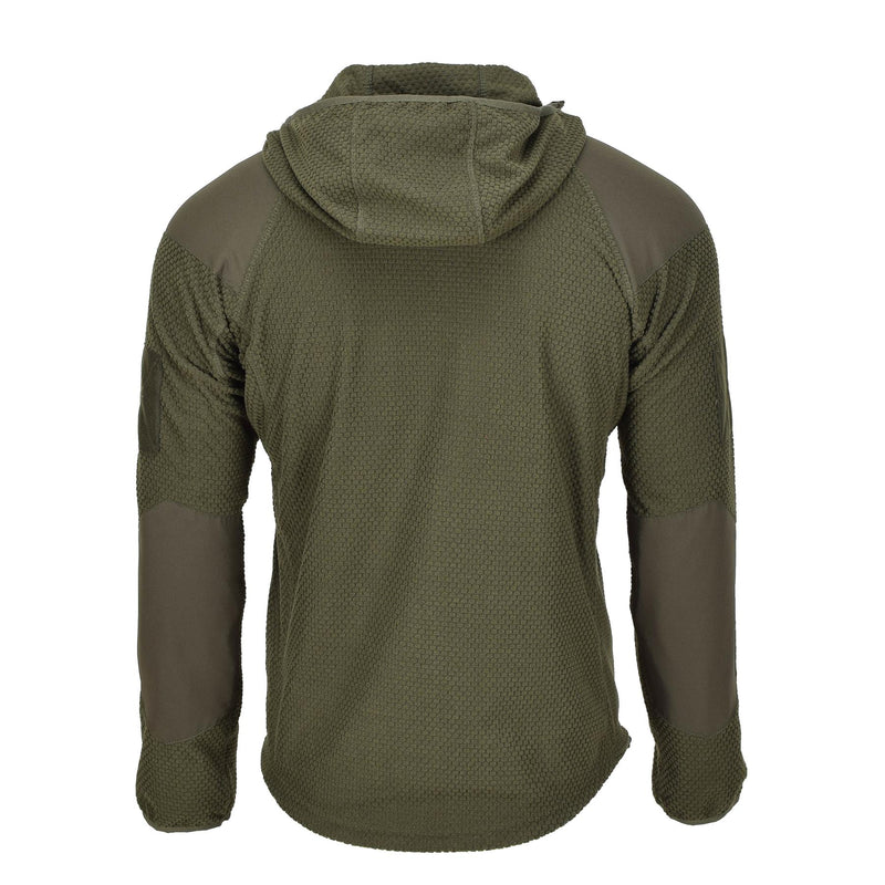 Blochl Brand Military style fleece thermal jacket hooded reinforced olive NEW