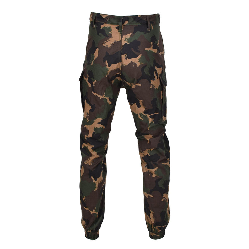 Original Hungarian Military summer field pants M1990 woodland camo ripstop NEW