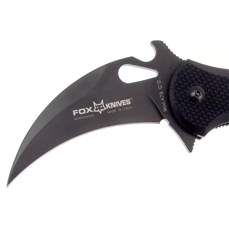 Fox Knives Karambit FX-479 folding mini knife N690C steel black hydroglider blade