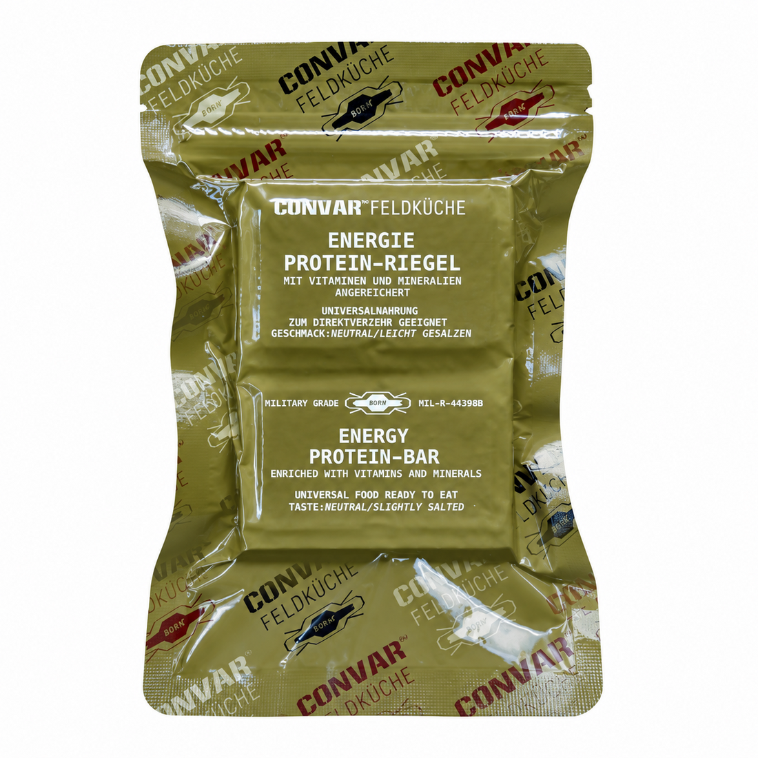 CONVAR Feldküche Energy Protein Bar Military Grade 10-Year Shelf Life 120g