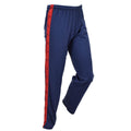 Original Italian Military Training Track Pants Athletic Red Stripe Navy Blue