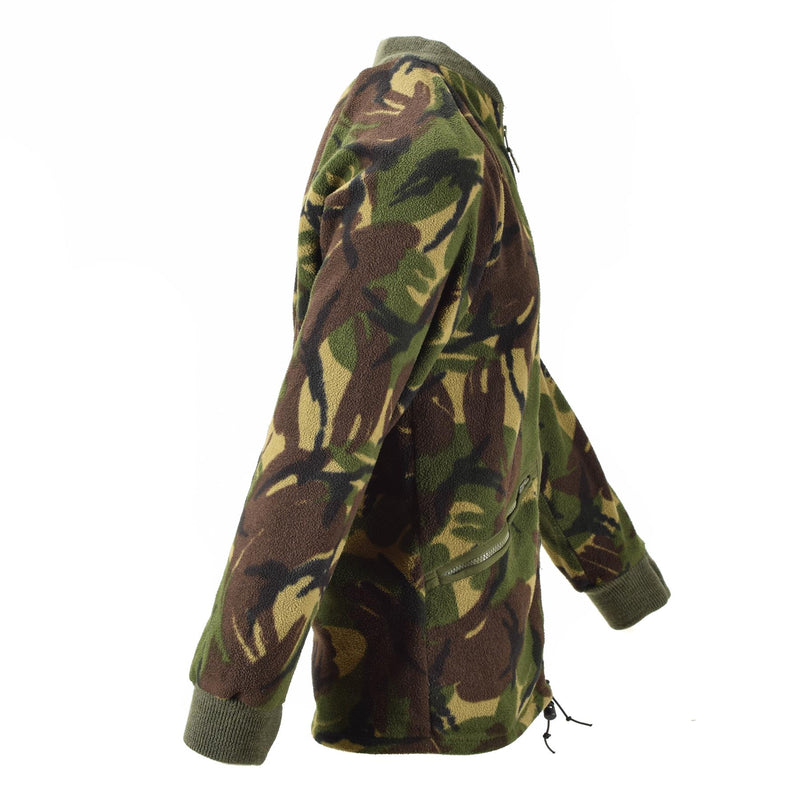 Genuine British Cardigan Army Thermal Jacket Fleece DPM Camo Jumper men zip-up