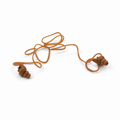 Original German Military In-Ear Hearing Protection Earplugs Case Orange