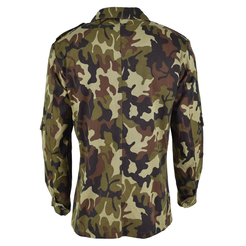 Original Romanian troops field jacket m93 camo leaf BDU parka military issue
