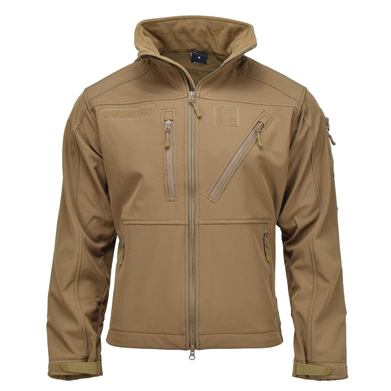 MIL-TEC Military style SCU14 jacket hiking activewear hooded outdoor Dark Coyote