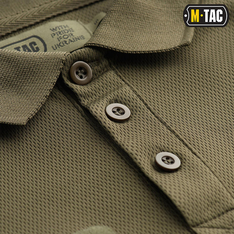 M-TAC Military style polo shirt breathable lightweight tactical underwear Olive