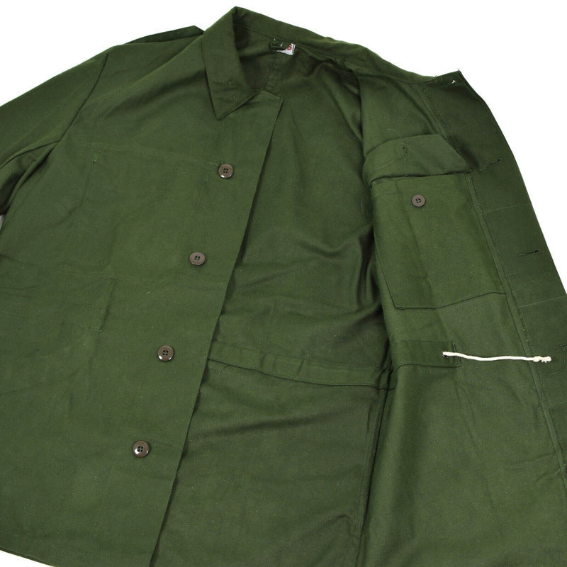 Genuine Swedish army green tactical combat jacket Sweden military issue surplus