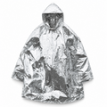 Mil-Tec Emergency Survival Poncho Hooded Lightweight Thermal Rain Cover