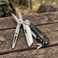 TAC MAVEN Odin Camping Multitool Scissors 440 Stainless Steel Pocket Tool Black
