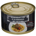 MFH Beef Roulade Noodles Canned Meal 400 g Long-Life Emergency Food Germany