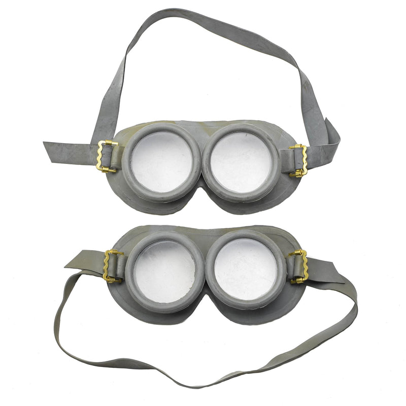 Vintage NATO round goggles eye protection glass army goggles