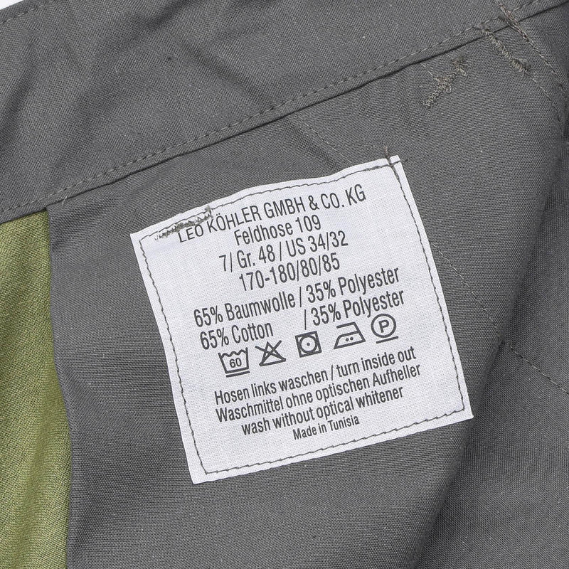 Leo Kohler BDU pants Bundeswehr flecktarn camo field tactical paintball trousers