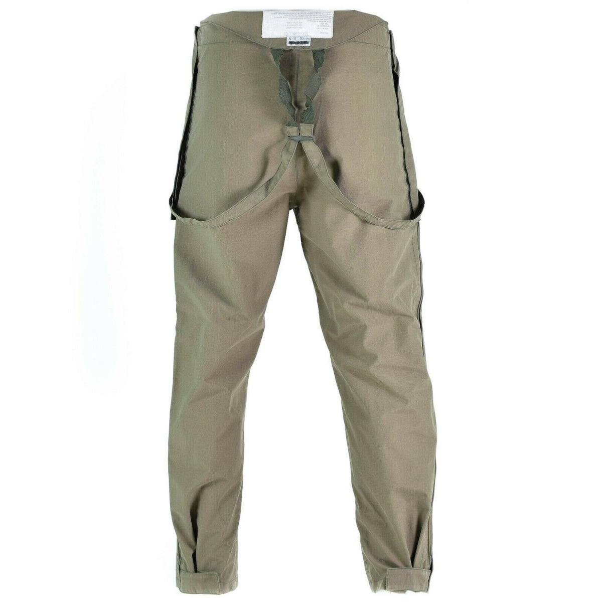Original Austrian Army Gore-Tex Waterproof Bib Overtrousers Surplus Olive OD