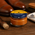 Saphir Creme Surfine Leather Shoe Care Cream Smooth Leather 50ml Light Brown