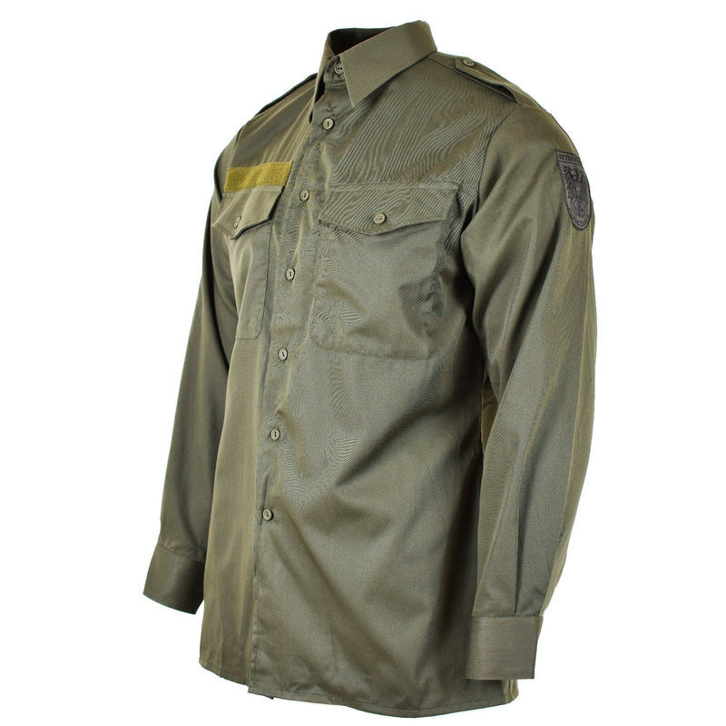 Genuine Austrian army shirt M65 O.D Military combat long sleeve Olive BDU NEW