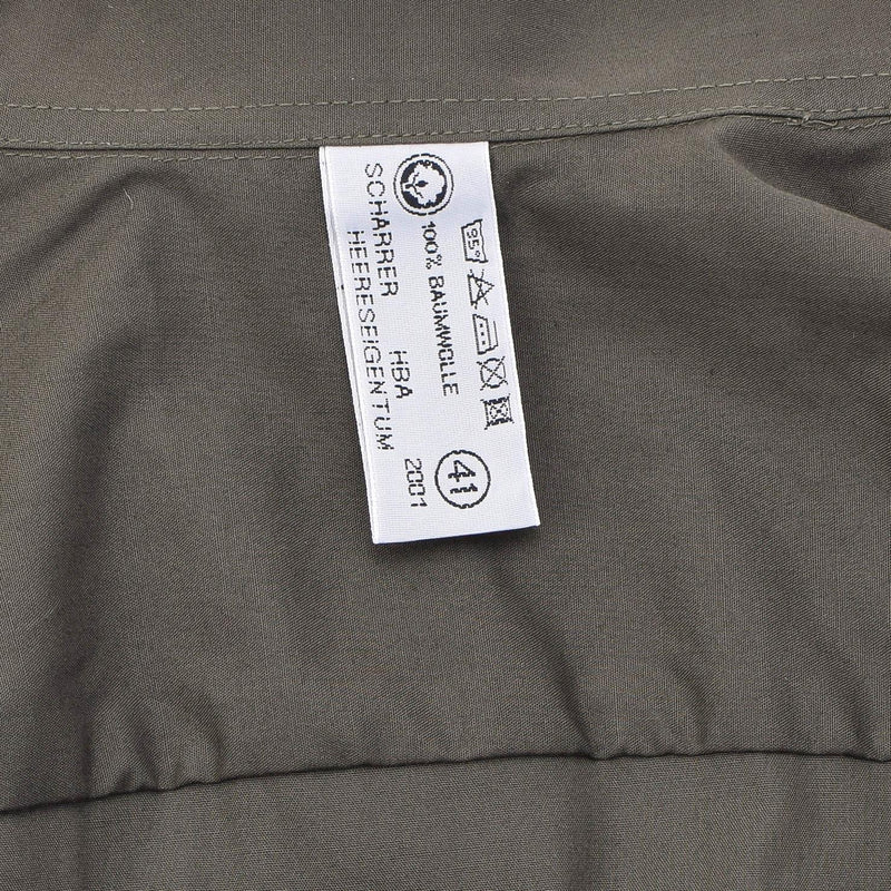 Original Austrian military olive field service shirts federal lightweight NEW