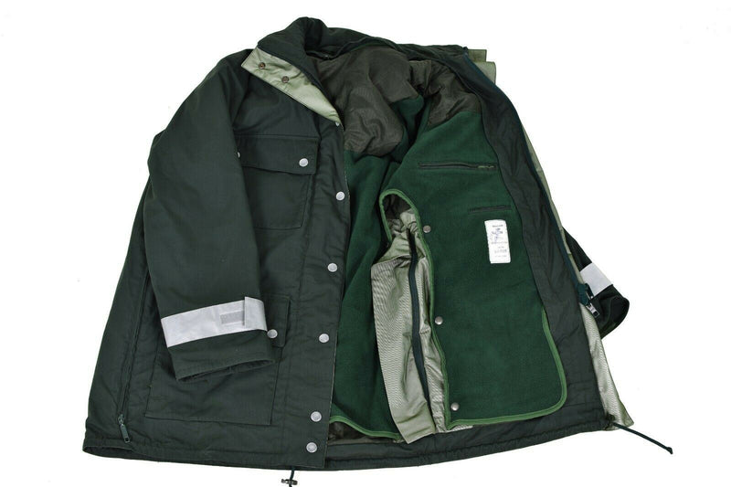Genuine German police jacket GoreTex green waterproof BGS parka Border Guard