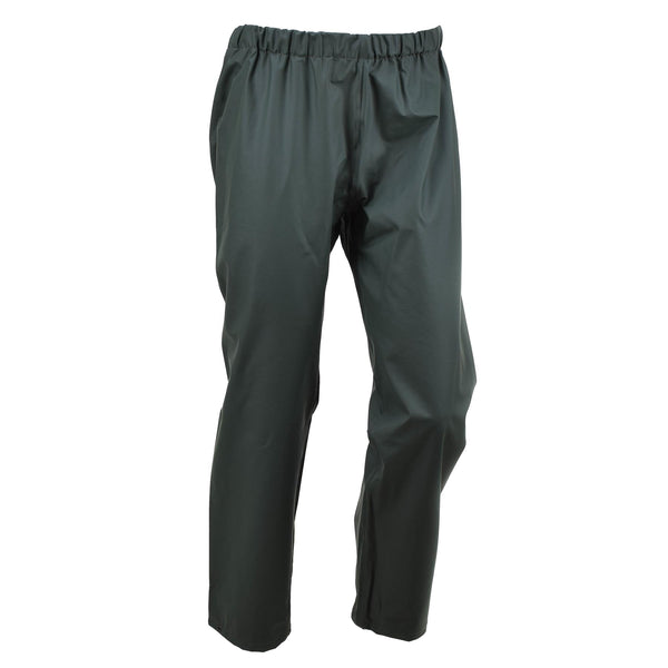 Genuine Belgian military wet weather pants waterproof outdoor olive trousers NEW