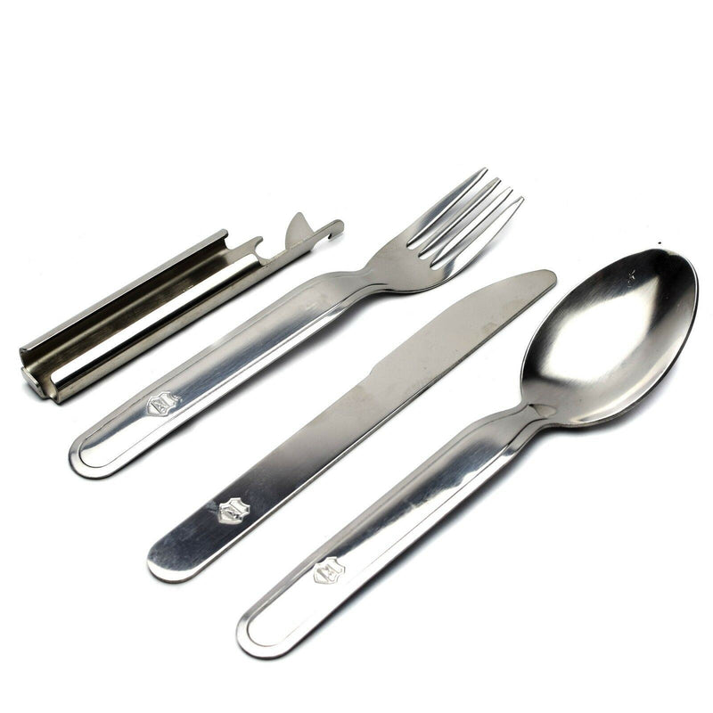 Genuine Hungarian army cutlery set 4 pcs Eating utensils military flatware NEW