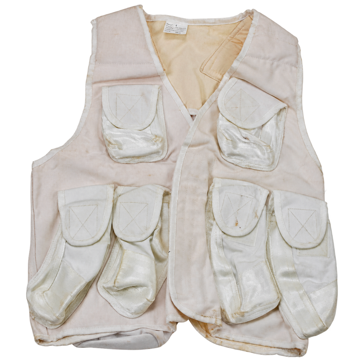 Original Turkish Military Tactical Vest Multi Pouch Field Utility White