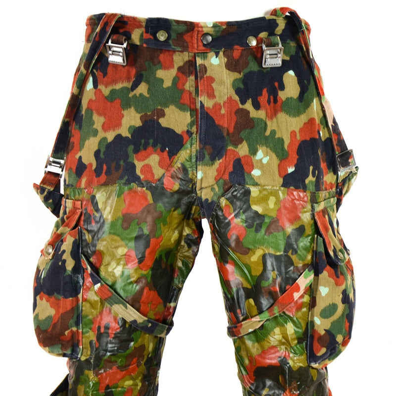 Genuine Swiss army field trousers M70 Switzerland combat Camo sniper pants