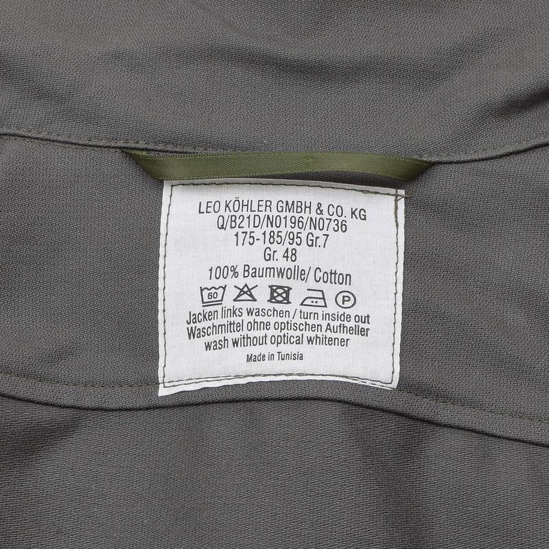 Leo Kohler troops uniform shirt military personnel daily heavy duty shirts olive