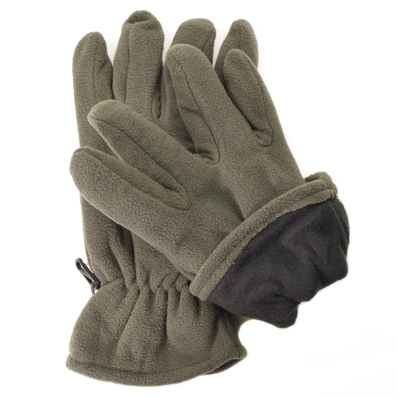 Mil-Tec Gloves Men Warm Fleece THINSULATE™ lining Olive OD Winter tactical gear
