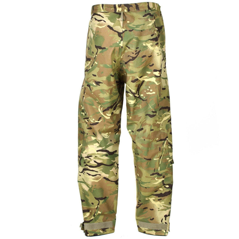 Genuine British army military combat MVP MTP camo rain pants waterproof goretex
