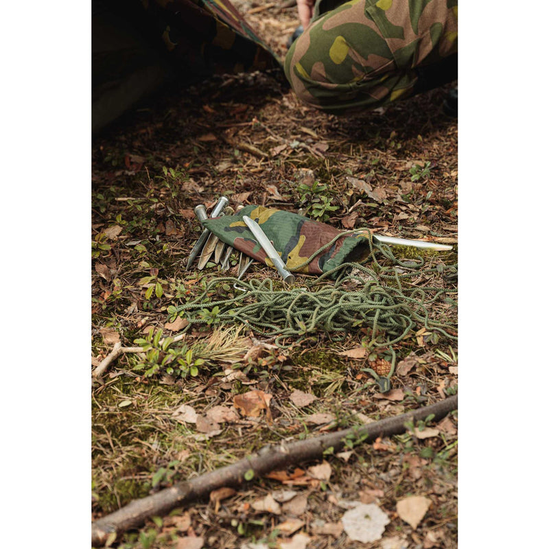 Genuine Belgian Military two-person tent waterproof ripstop jigsaw tabernacle