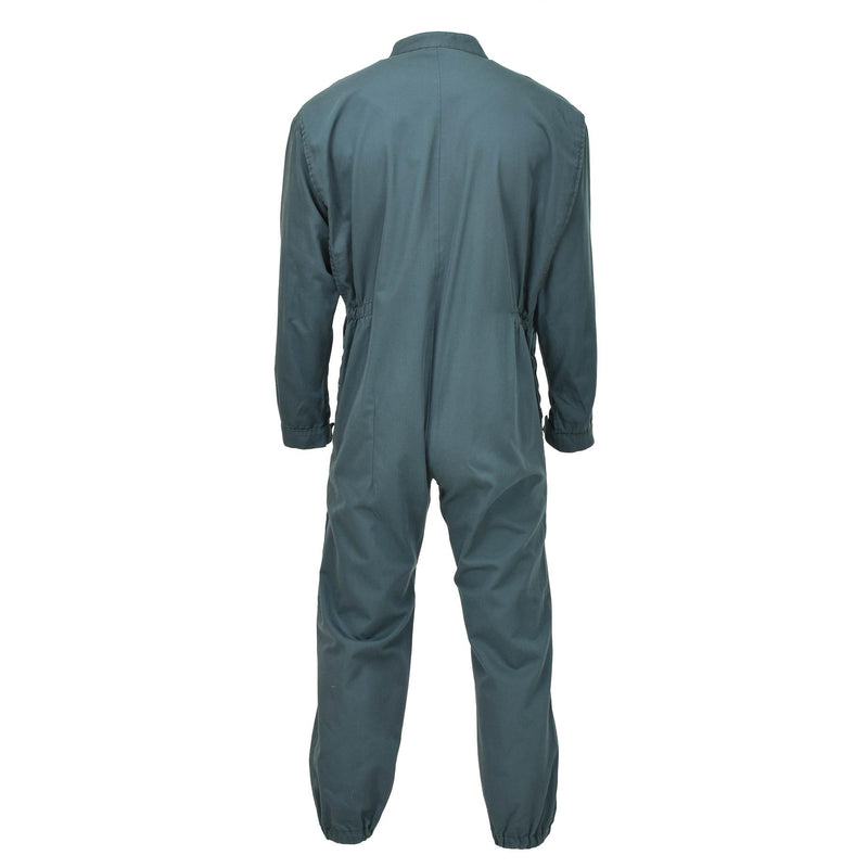 Genuine French air force military coverall double zip mechanic jumpsuit Olive
