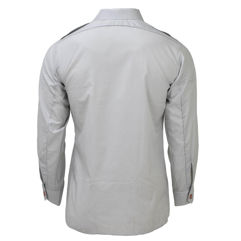 Original Austrian army classic shirts gray long sleeve lightweight uniform NEW