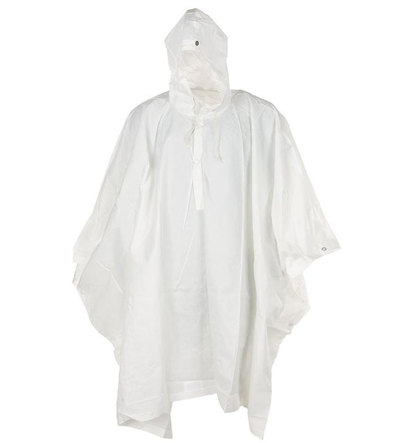 Genuine Swiss army white camouflage poncho hooded cape winter camo military NEW