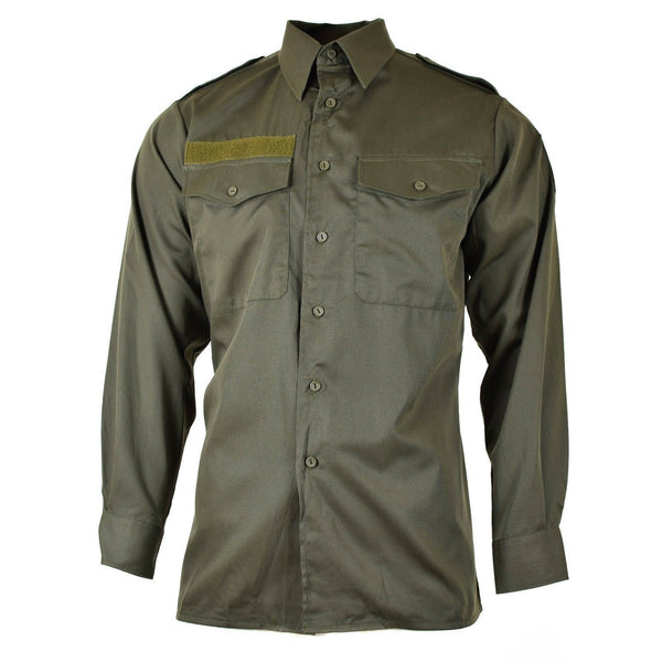 Genuine Austrian army shirt M65 O.D Military combat long sleeve Olive BDU NEW
