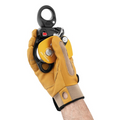 PETZL PRO TRAXION Progress Capture Pulley Swivel Rope Hauling Device Yellow