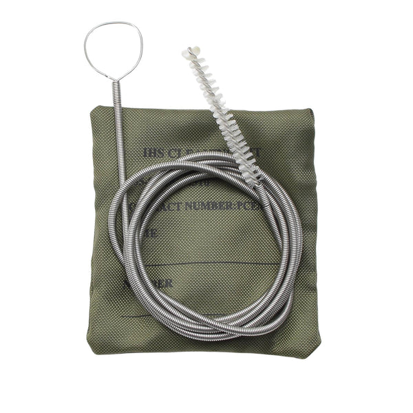 Original British army green metal IHS individual cleaning kit compact size NEW
