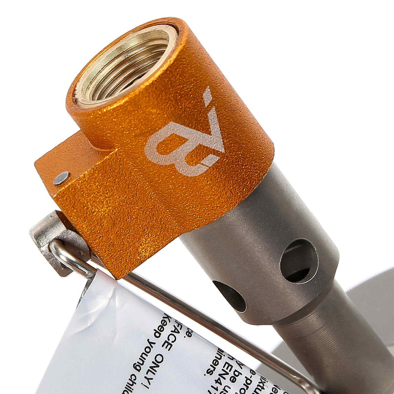A.Blochl AB-16 camping gas burner lightweight titanium trekking hiking stove NEW